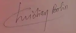 signature de Christian Bobin