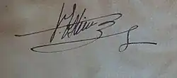 signature de Prosper Estieu