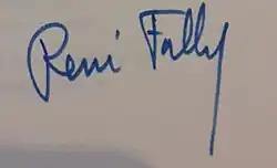 signature de René Fallet