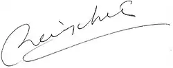 signature de René Schérer