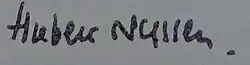 signature de Hubert Nyssen