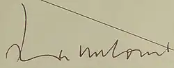 signature de Frank McCourt (écrivain)