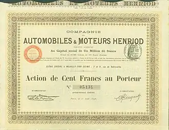 logo de Automobiles & Moteurs Henriod