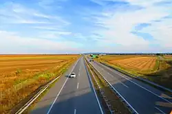 L'autoroute A1 près de la &nbsp;15 Kovilj (septembre 2013).