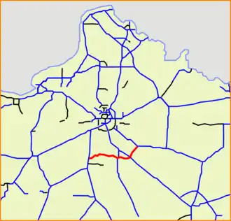 Carte de la route.