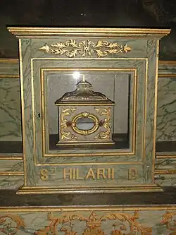 Reliquaire de saint Hilaire.