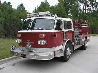 A 1979 American LaFrance 1000 Century Series Pumper.