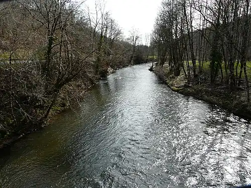 L'auvézère à Guimalet.