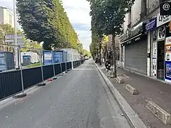 L'avenue en juillet 2022.