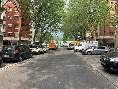 L'avenue en juin 2021.