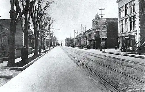 Description de l'image Avenue Victoria Westmount 1910.jpg.