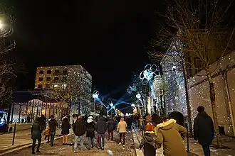 L’avenue lors des « Habits de Lumière » (2021).