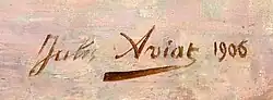 signature de Jules Aviat