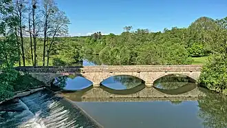 Le pont sur l'Ognon.