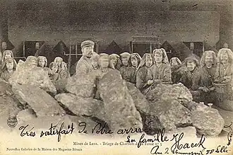 Triage du charbon de la fosse no&nbsp;5.