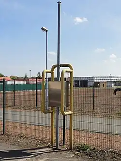 L'exutoire de grisou du puits no&nbsp;7.