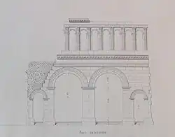 Porte d'Arroux, détail de la planche no&nbsp;9.