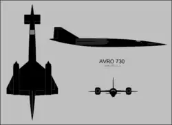 plan trois vues de l'avion.