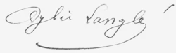 signature d'Aylic Langlé