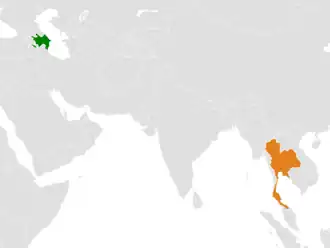Thaïlande et Azerbaïdjan