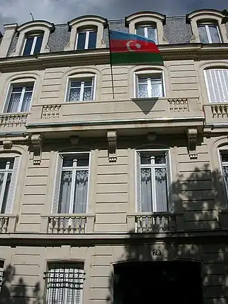 Vue de la mission diplomatique