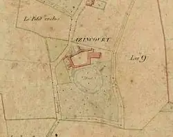 Azincourt - cadastre de 1851