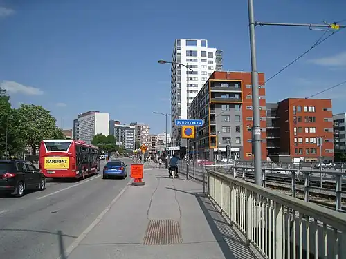 Bällsta bro vu de Landsvägen.