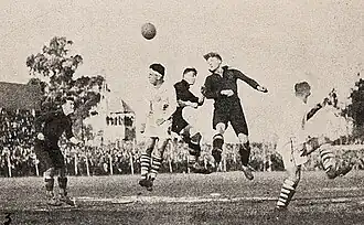 Action de jeu du match États-Unis-Belgique