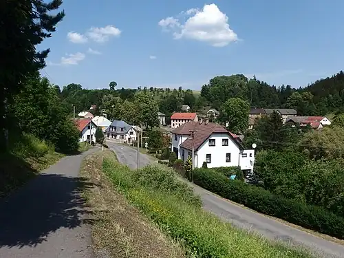 Vue de Bělá nad Svitavou.