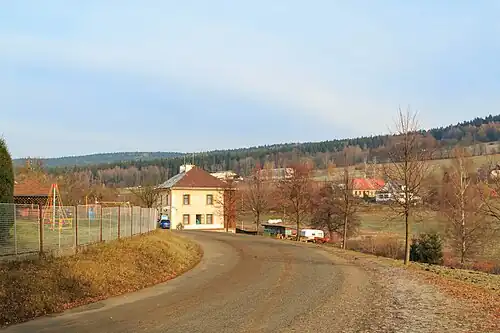 Březiny : la mairie.