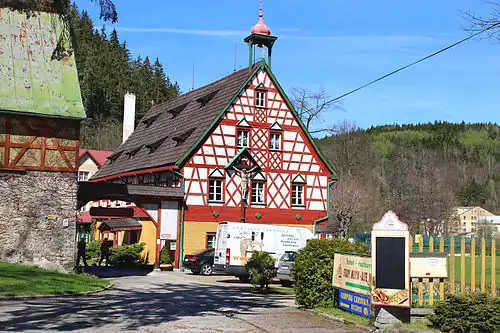 L'hôtel du Vieux Moulin.