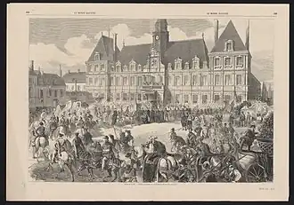 Le passage de François II en 1559 lors de son sacre.