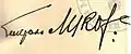 Signature de Hristo Lukov