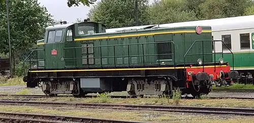 BB 63866 préservée par le Chemin de Fer de la Vendée.