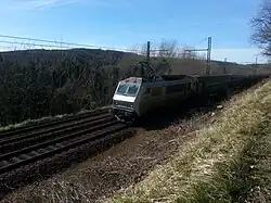 Intercités à Argenton-sur-Creuse, en 2014.