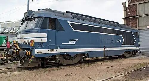 Locomotive diesel BB 67274.