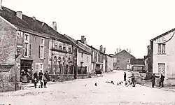 vue ancienne de la rue d 'Ageville.