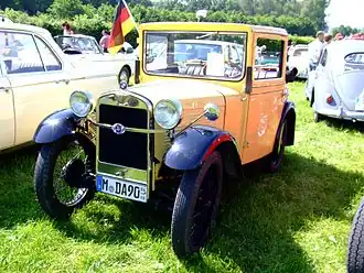 Allemagne : BMW (Dixi) 3/15 de 1930.