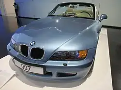 BMW Z3 de GoldenEye (1995) Musée BMW de Munich