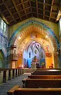 Photo intérieure de l'église catholique: Bonaduz