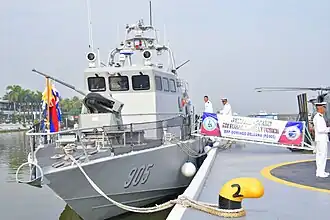 illustration de BRP Domingo Deluana