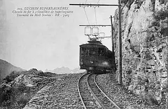 locomotive du chemin de fer de Superbagnères