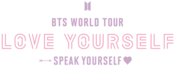 Description de l'image BTS World Tour Love Yourself Speak Yourself logo.png.