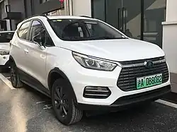 BYD Yuan EV lifté vue avant