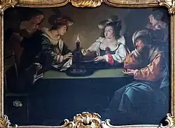 Salomé présente la tête de Jean à Hérodiade.