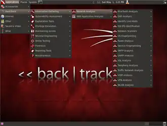 BackTrack 5.0.