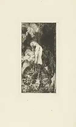 Odilon Redon : Baigneuse Femme à l'oursin, 1904