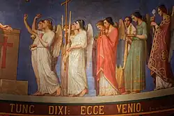 À droite : procession coté épîtres