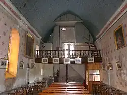 Partie arrière de la nef