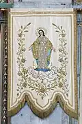 Bannière de procession : « Bannière de l'Immaculée Conception ».